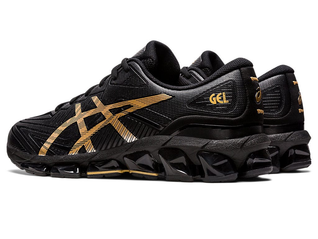 .Asics Mens Gel-Quantum 360 VII BLACK/GOLD - (1201A867-002) - BG - R2L18