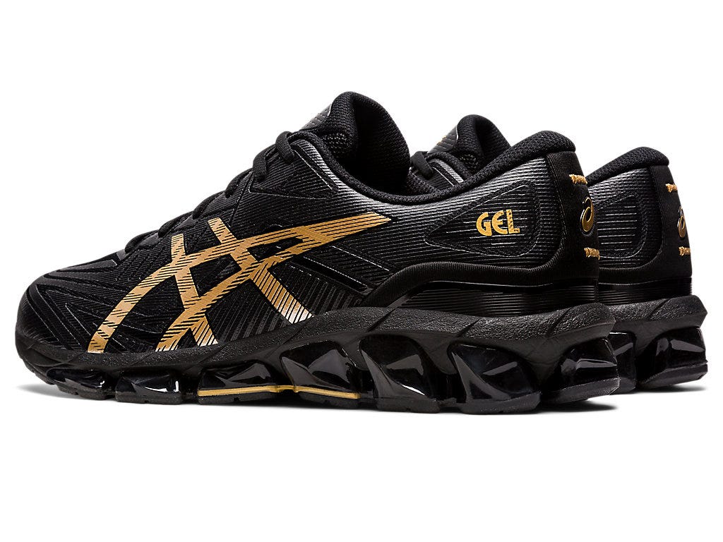 - Asics Mens Gel-Quantum 360 VII BLACK/GOLD - (1201A867-002) - BG - R2L18