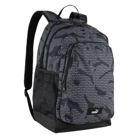 .PUMA Academy All-Over Print Backpack - Black/ White Print - (091150 07) - F