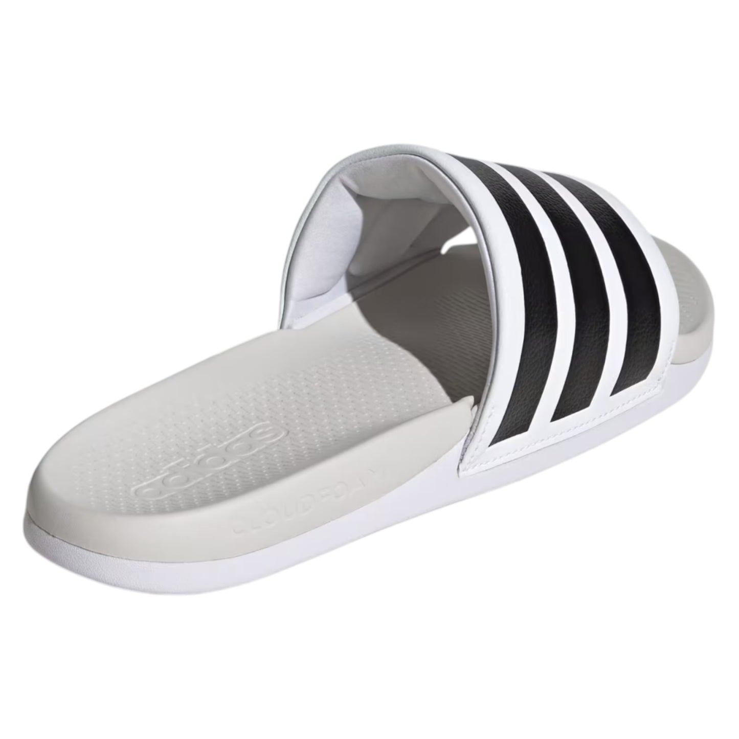 .ADIDAS ADILETTE COMFORT 2.0 SLIDES MENS - WHITE/BLACK - WWT - (HQ2466) - R2L11
