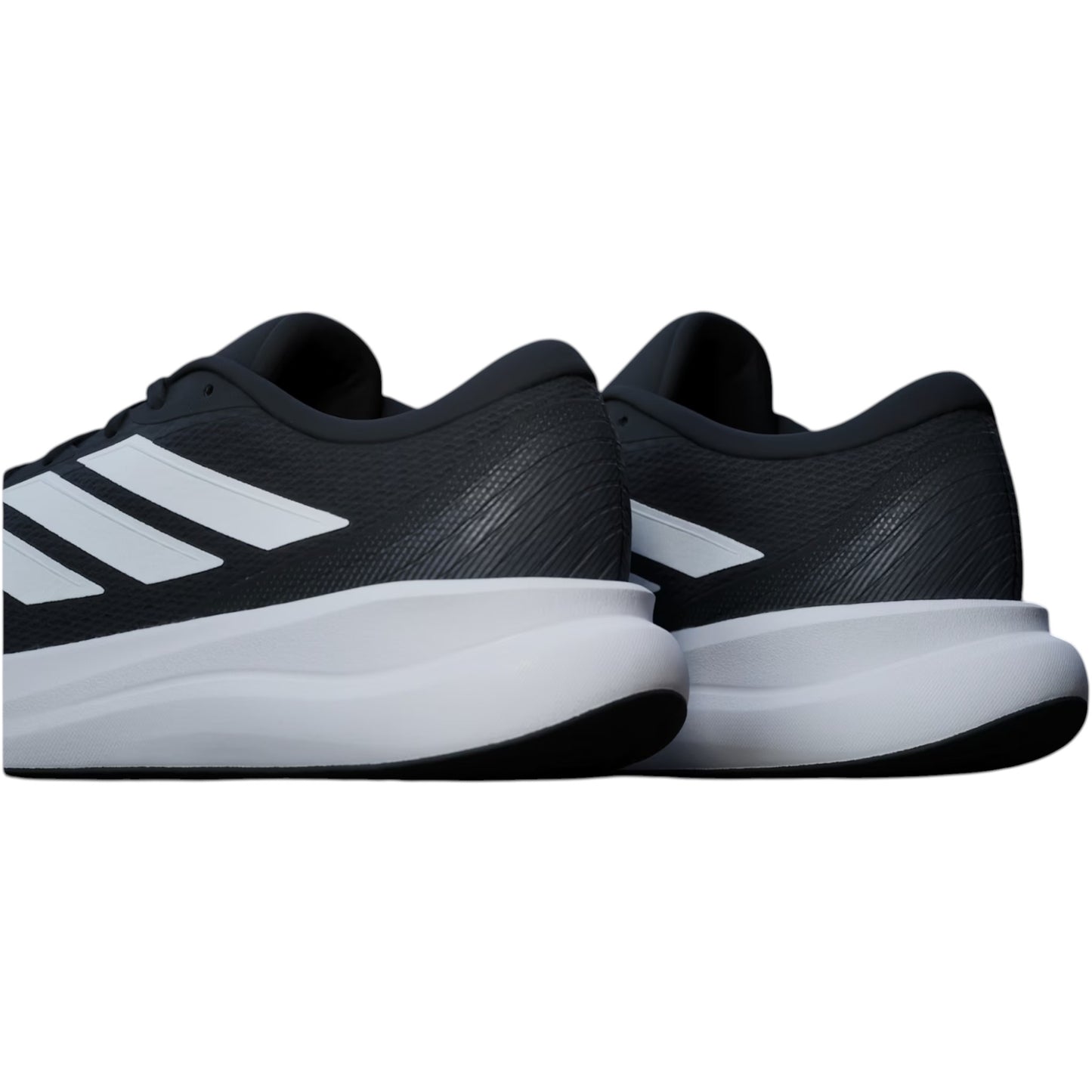 .Adidas Mens RunFalcon 6 WIDE Running Shoes - Black/White/Carbon - (IH1815) - RWD - R1L5