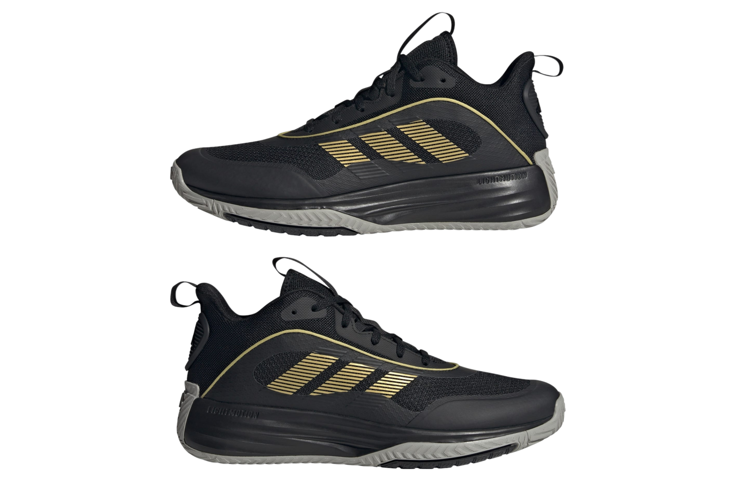 .ADIDAS Own The Game 3.0 Core Black / Gold Metallic - (IF4566) - OG3- R1L3