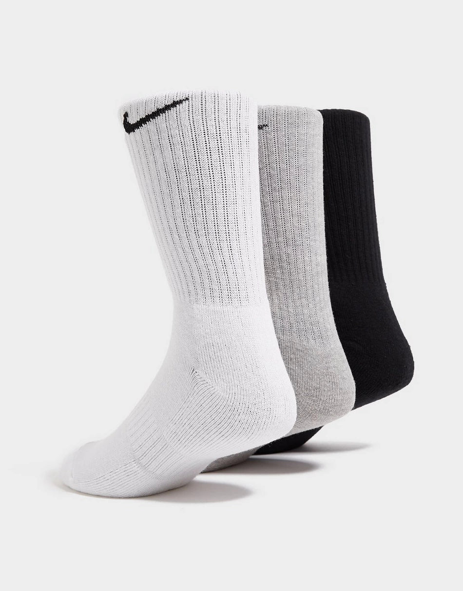 - Nike Unisex Everyday Cushion Crew 3Pk Multi Colour - (SX7664 964) - F