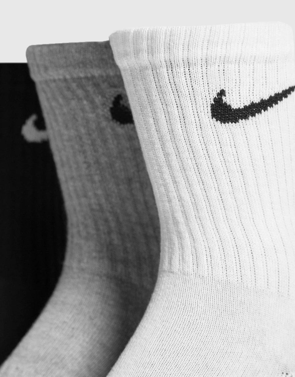 Nike Unisex Everyday Cushion Crew 3Pk Multi Colour - (SX7664 964) - F