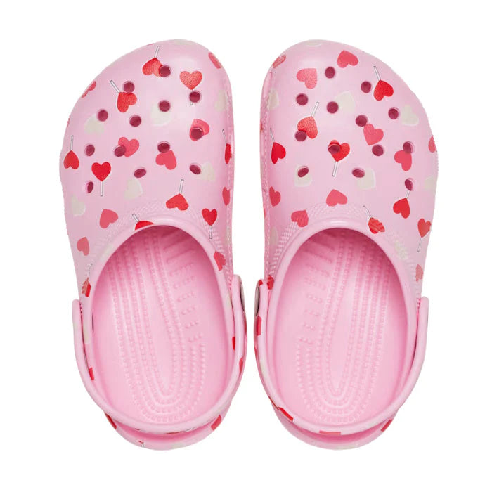 - Classic Crocs Valentines Day Hearts Flamingo KIDS (209754-6S0) - F - C18