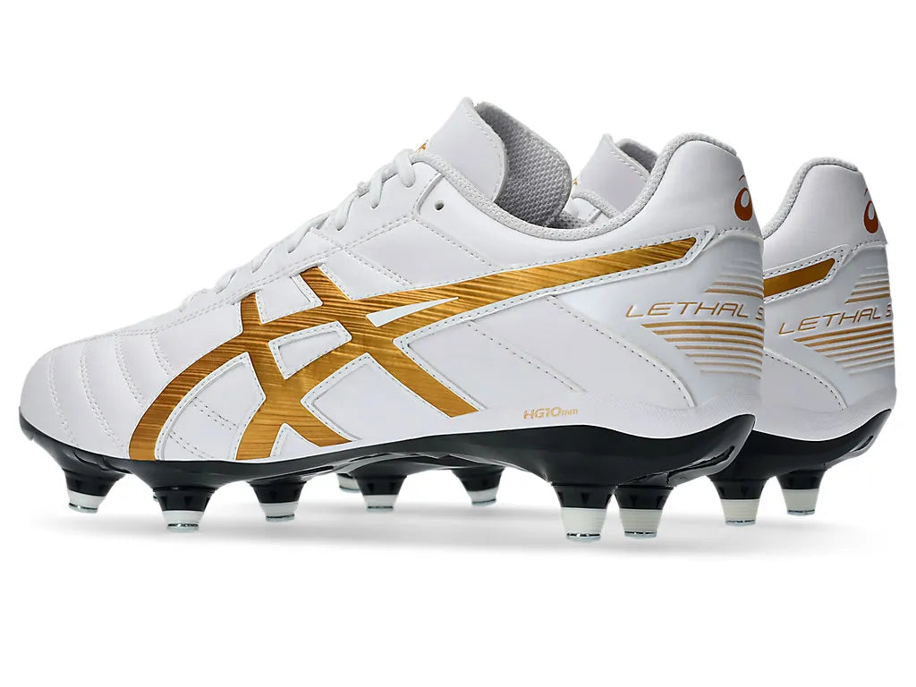 .Asics Mens Lethal Speed ST 2 WHITE / GOLD - ( 1111A079-107 ) - ED - R2L17