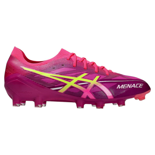 .ASICS MENS MENACE 5 - HOT PINK/SAFETY YELLOW - (1111A246-700) - MEN - R2L17