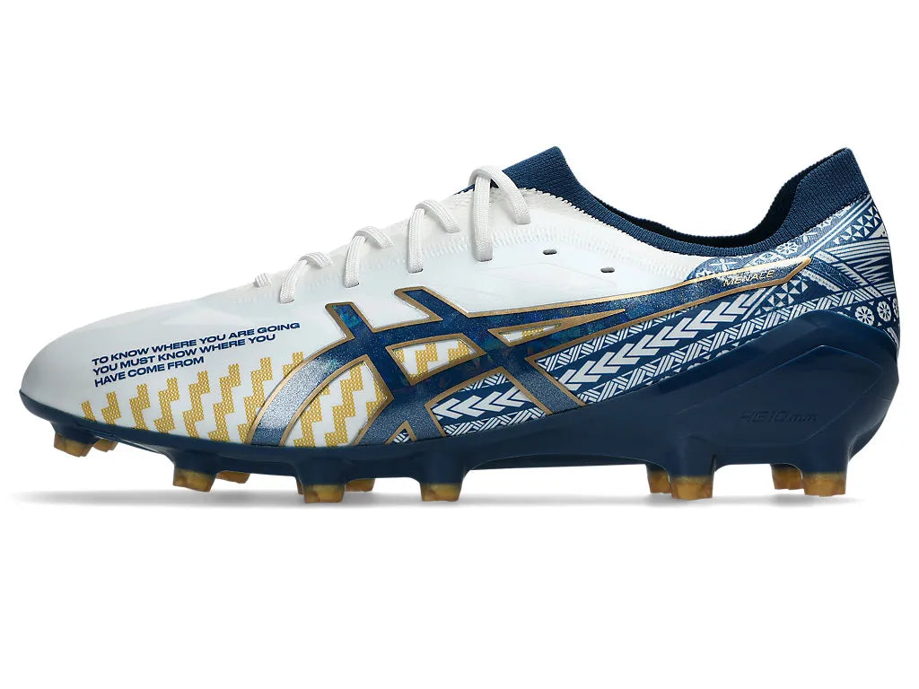 .ASICS MENS MENACE 5 VOYAGER - WHITE/BLUE - (1111A274-100) - MV5 - R2L17