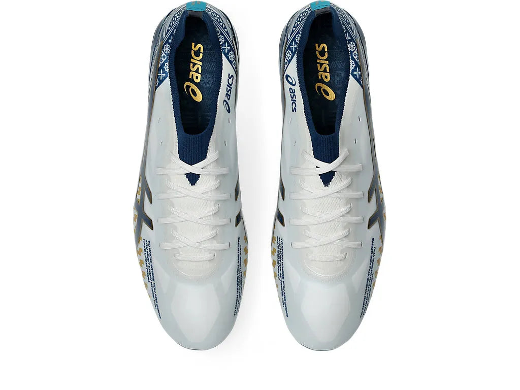 .ASICS MENS MENACE 5 VOYAGER - WHITE/BLUE - (1111A274-100) - MV5 - R2L17