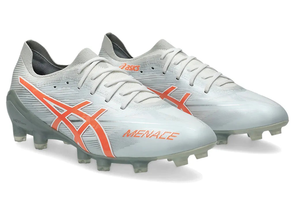 .ASICS MENS MENACE 5 - WHITE/VIVID CORAL - (1111A246-102) - MWV - R2L17