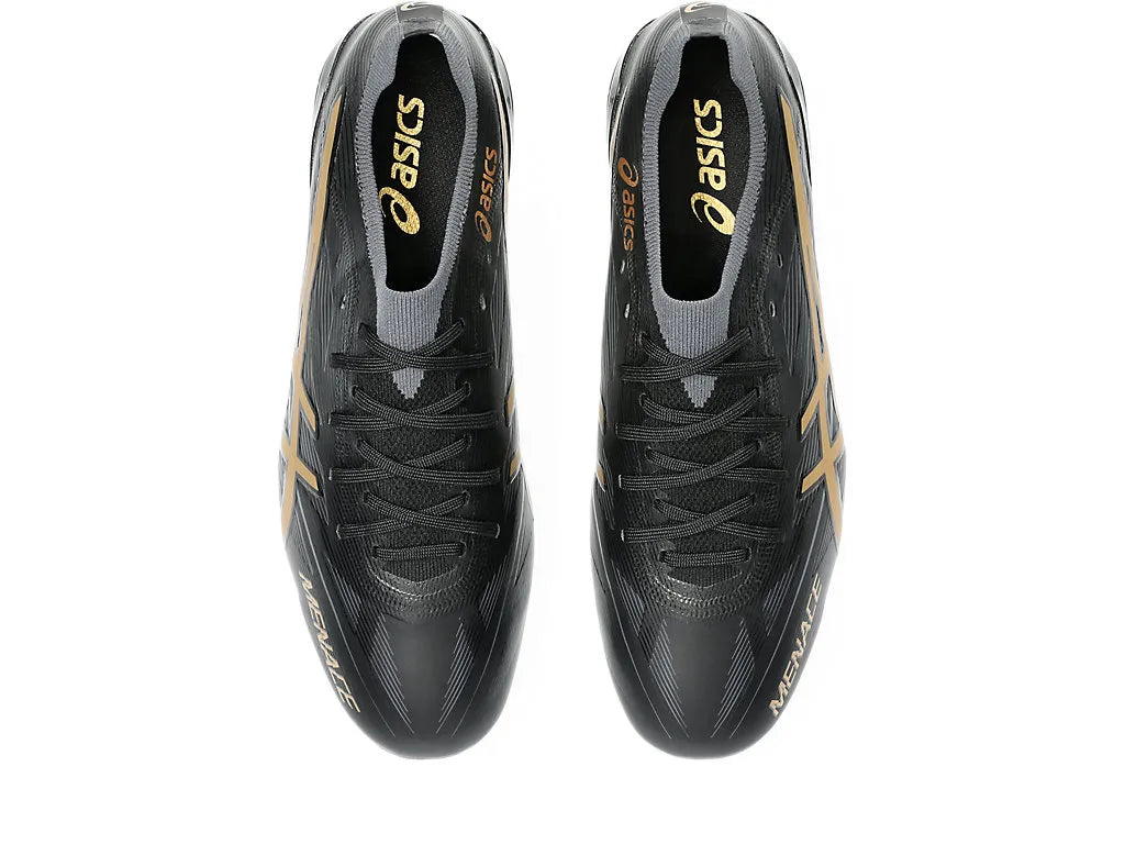 .ASICS MENS MENACE 5 - BLACK/PURE GOLD - (1111A246-001) - GLD - R2L17