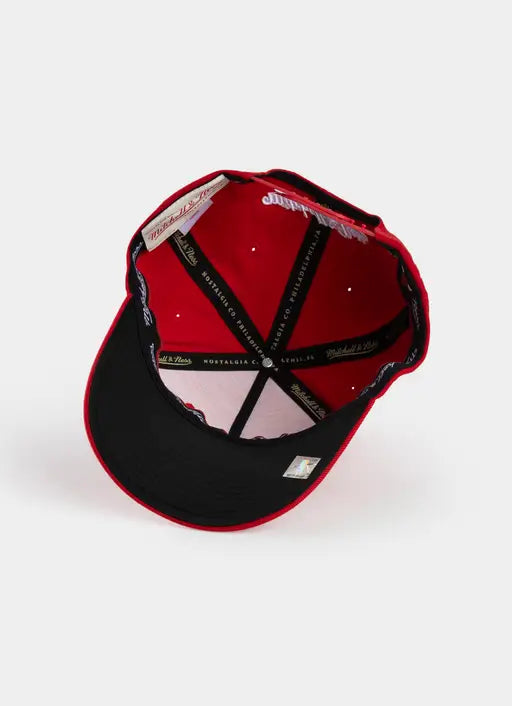 .MITCHELL & NESS NBA Chicago Bulls Interlocked Crown Snapback Cap - ( MNCG22018 ) - MNB8