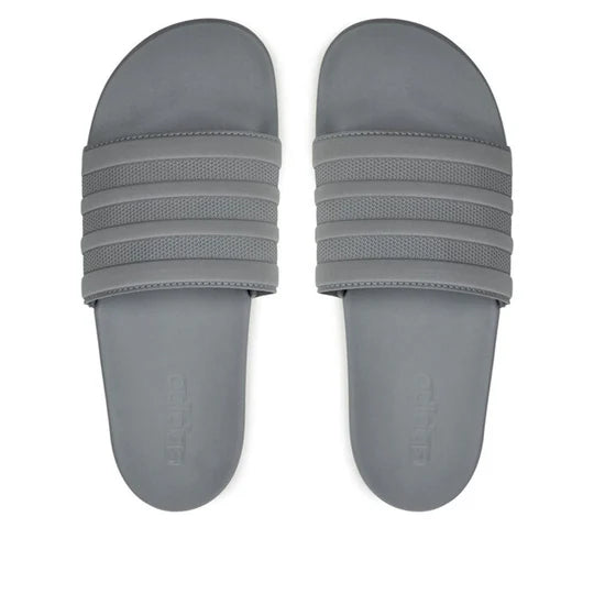 .ADIDAS ADILETTE COMFORT SLIDES - Charcoal Solid Grey - (ID3404) - F