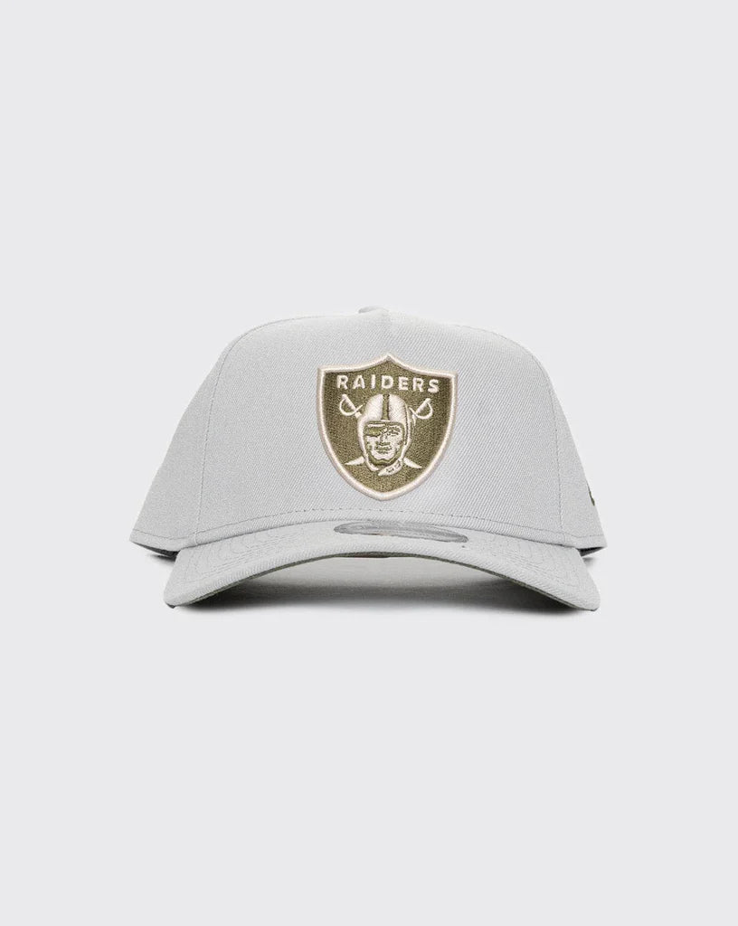 .NEW ERA 940 A-FRAME LAS VEGAS RAIDERS SNAPBACK - NEW OLIVE - (12891464) - F