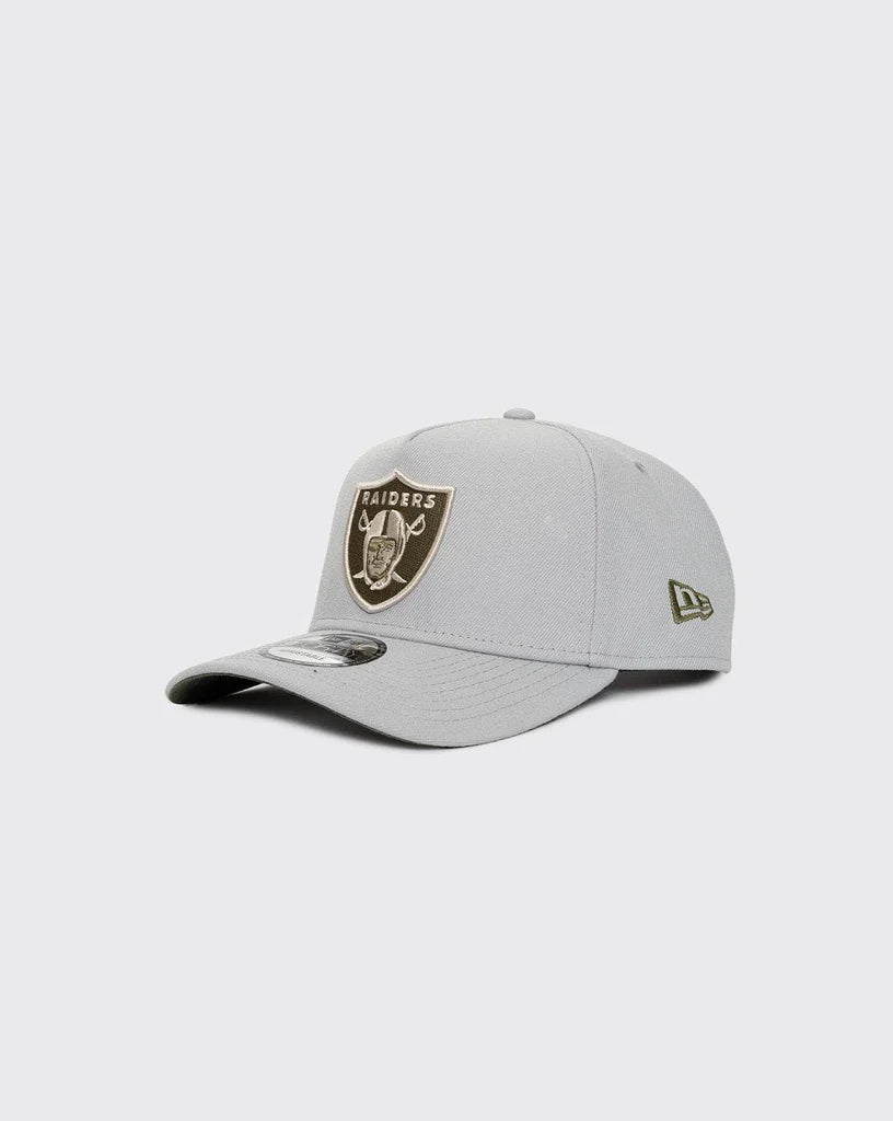 .NEW ERA 940 A-FRAME LAS VEGAS RAIDERS SNAPBACK - NEW OLIVE - (12891464) - F