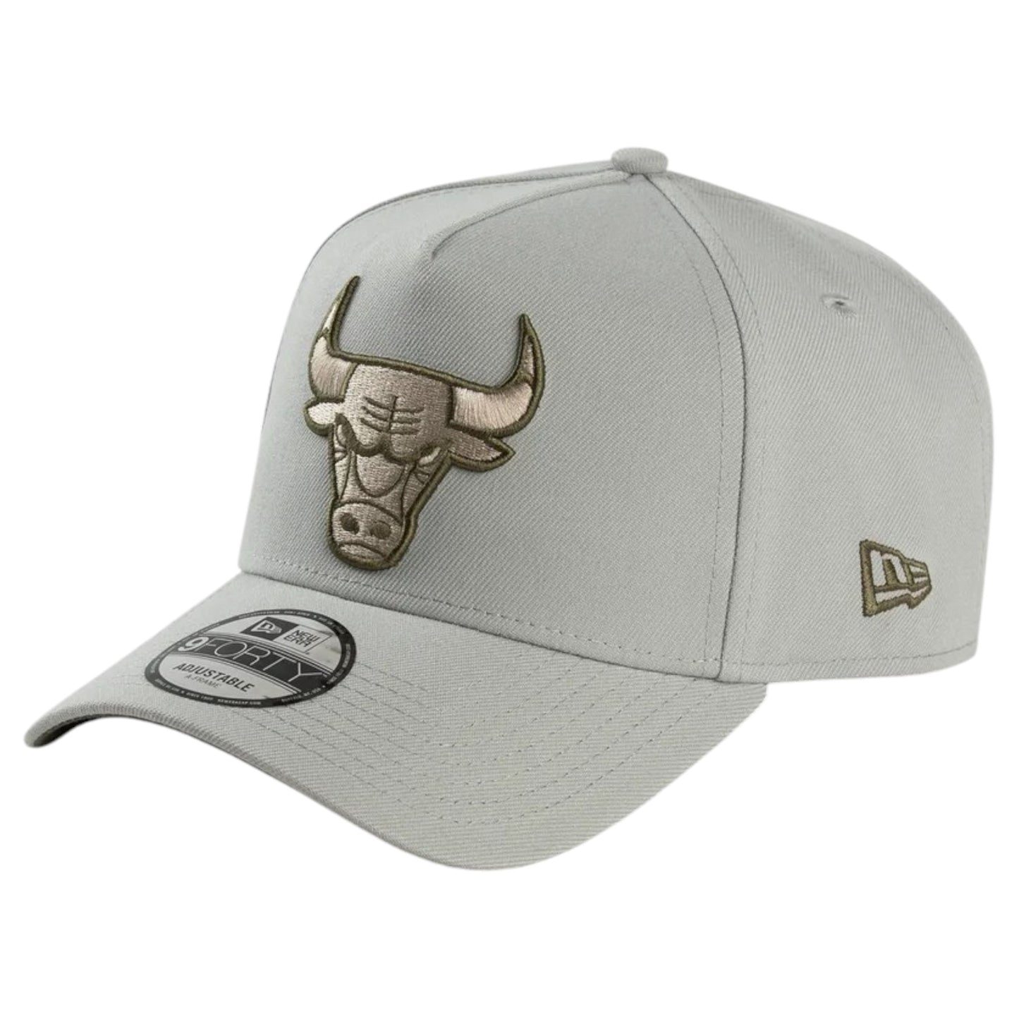 .NEW ERA 940 A-FRAME CHICAGO BULLS SNAPBACK - NEW OLIVE - (12891468) - F