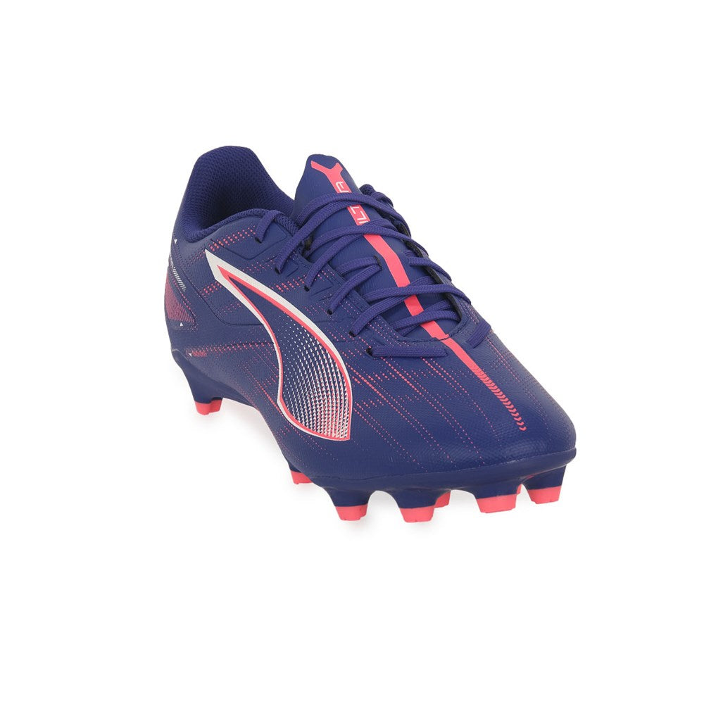 .PUMA ULTRA 5 PLAY FG/AG Unisex Football Boots - ELECTRIC BLUE/CORAL - (107689 01) - LAZ - R2L17