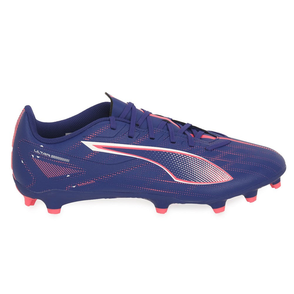 .PUMA ULTRA 5 PLAY FG/AG Unisex Football Boots - ELECTRIC BLUE/CORAL - (107689 01) - LAZ - R2L17