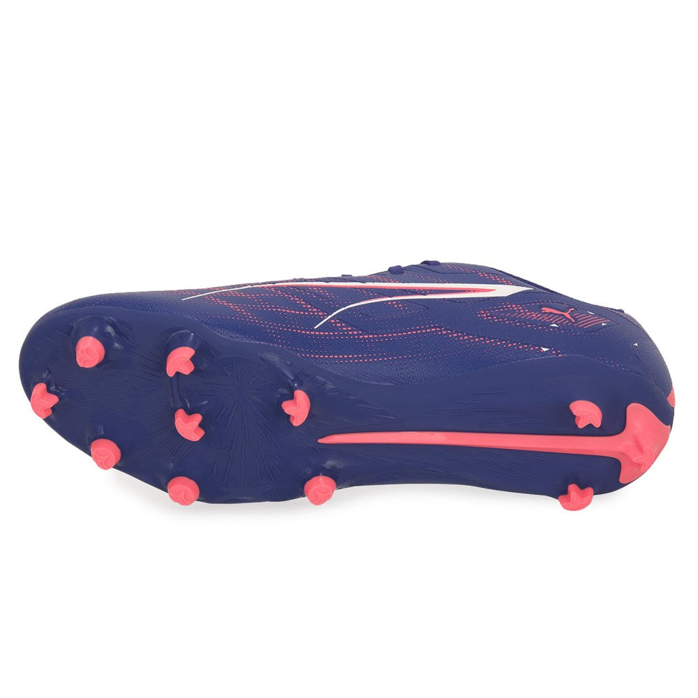 .PUMA ULTRA 5 PLAY FG/AG Unisex Football Boots - ELECTRIC BLUE/CORAL - (107689 01) - LAZ - R2L17