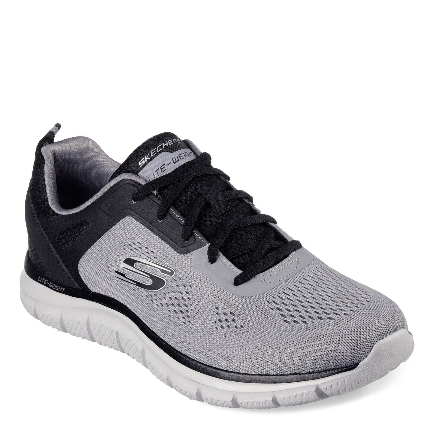 - Skechers Mens Track Broader Wide - (232698.GYBK) - BRO - R2L16