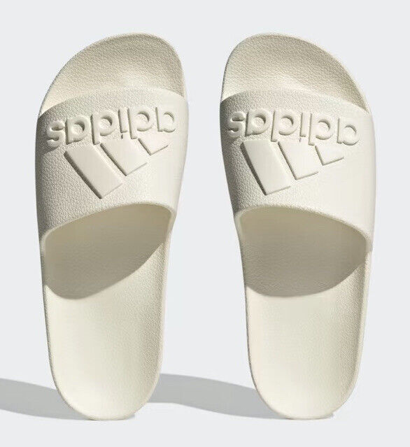 - ADIDAS ADILETTE AQUA SLIDES OWHITE / OWHITE - (IF7370) - OFW - R2