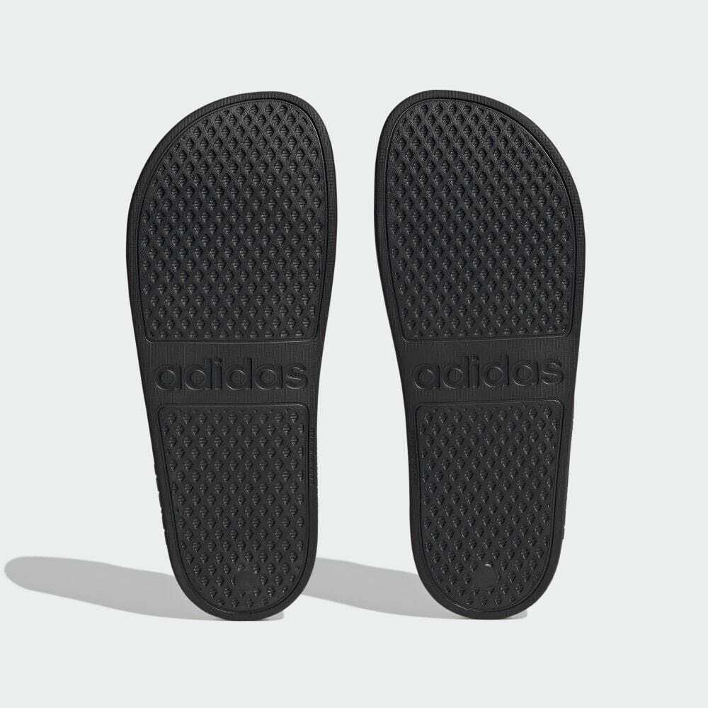 - ADIDAS ADILETTE AQUA RUBBER SLIDES BLACK / BLACK - (IF7371) - CBI - R2