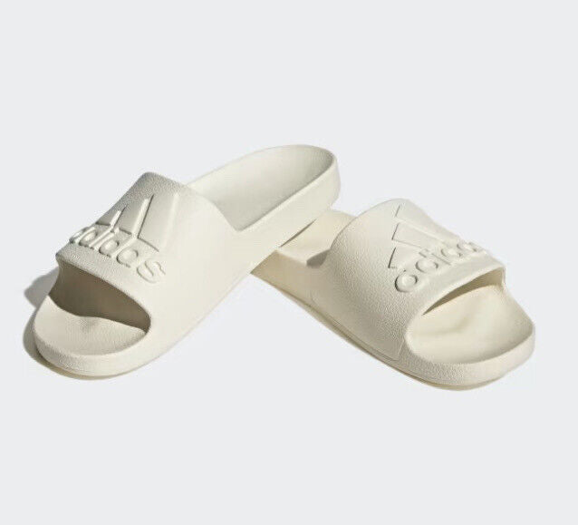 - ADIDAS ADILETTE AQUA SLIDES OWHITE / OWHITE - (IF7370) - OFW - R2