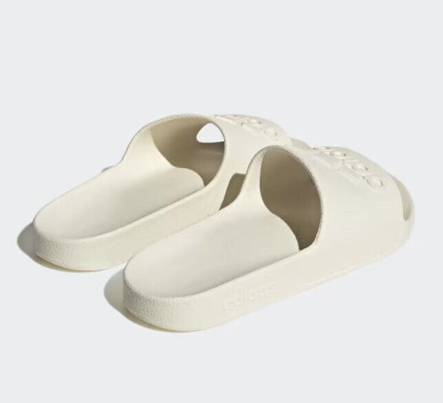 - ADIDAS ADILETTE AQUA SLIDES OWHITE / OWHITE - (IF7370) - OFW - R2