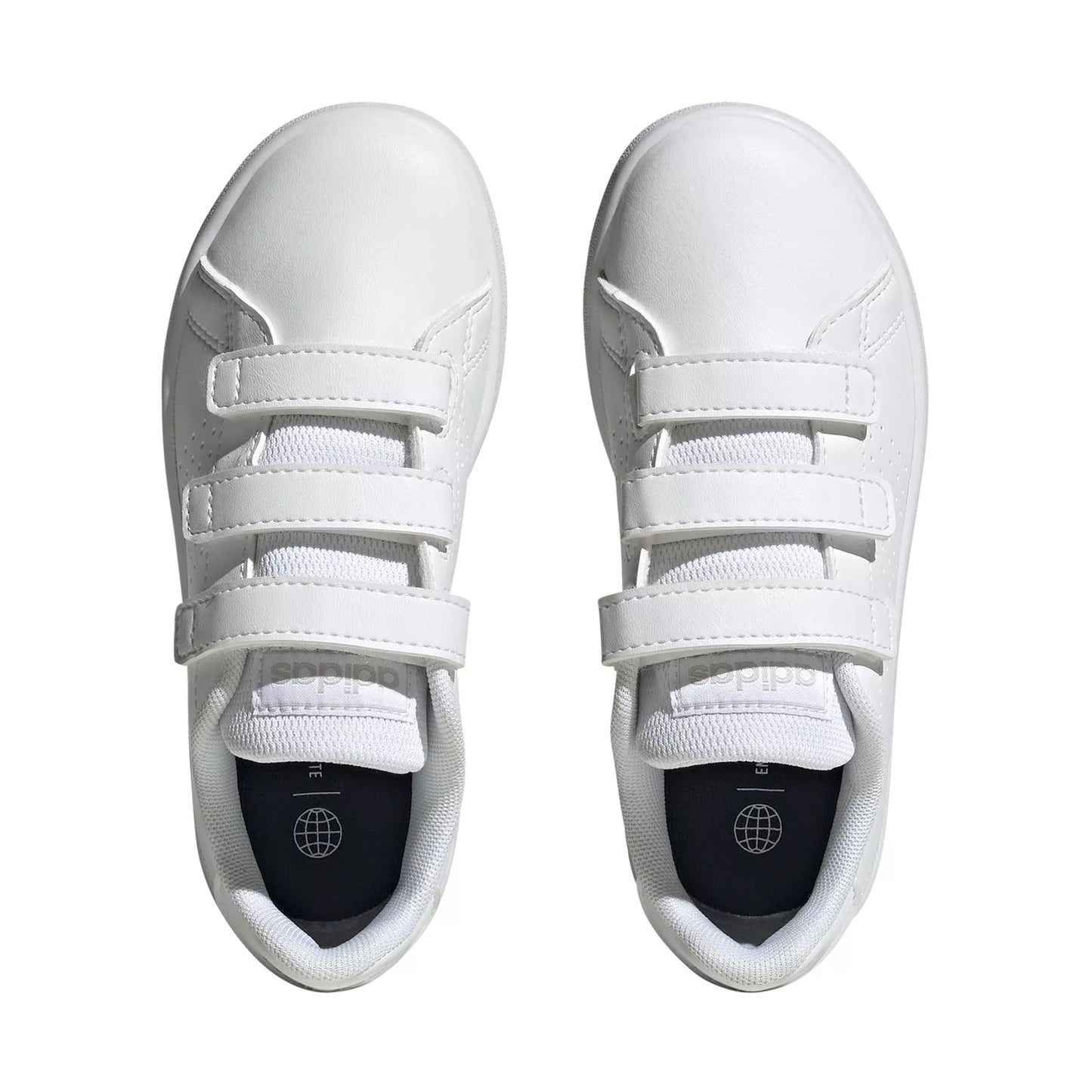 .Adidas KIDS Advantage CF C - FTWWHT/FTWWHT/GREONE - (IG2517) - GON - R2L14