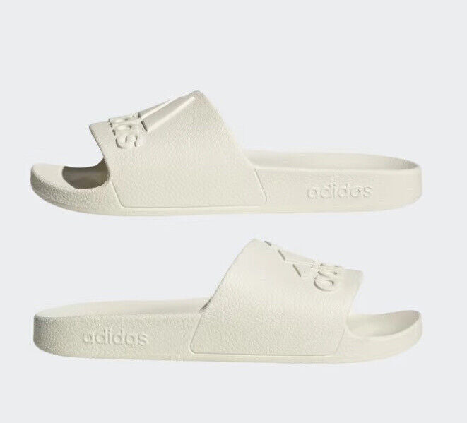 .ADIDAS ADILETTE AQUA SLIDES OWHITE / OWHITE - (IF7370) - OFW - L/P