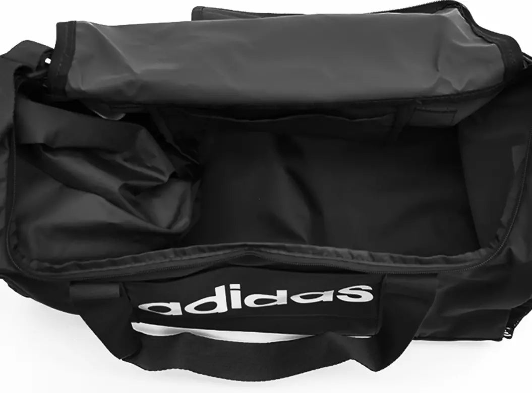 .Adidas Liner Duffel Bag SMALL - BLACK/WHITE - (JE8343)