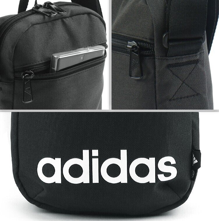 .Adidas Linear Core Organizer Bag Black / White - (HT4738) - F