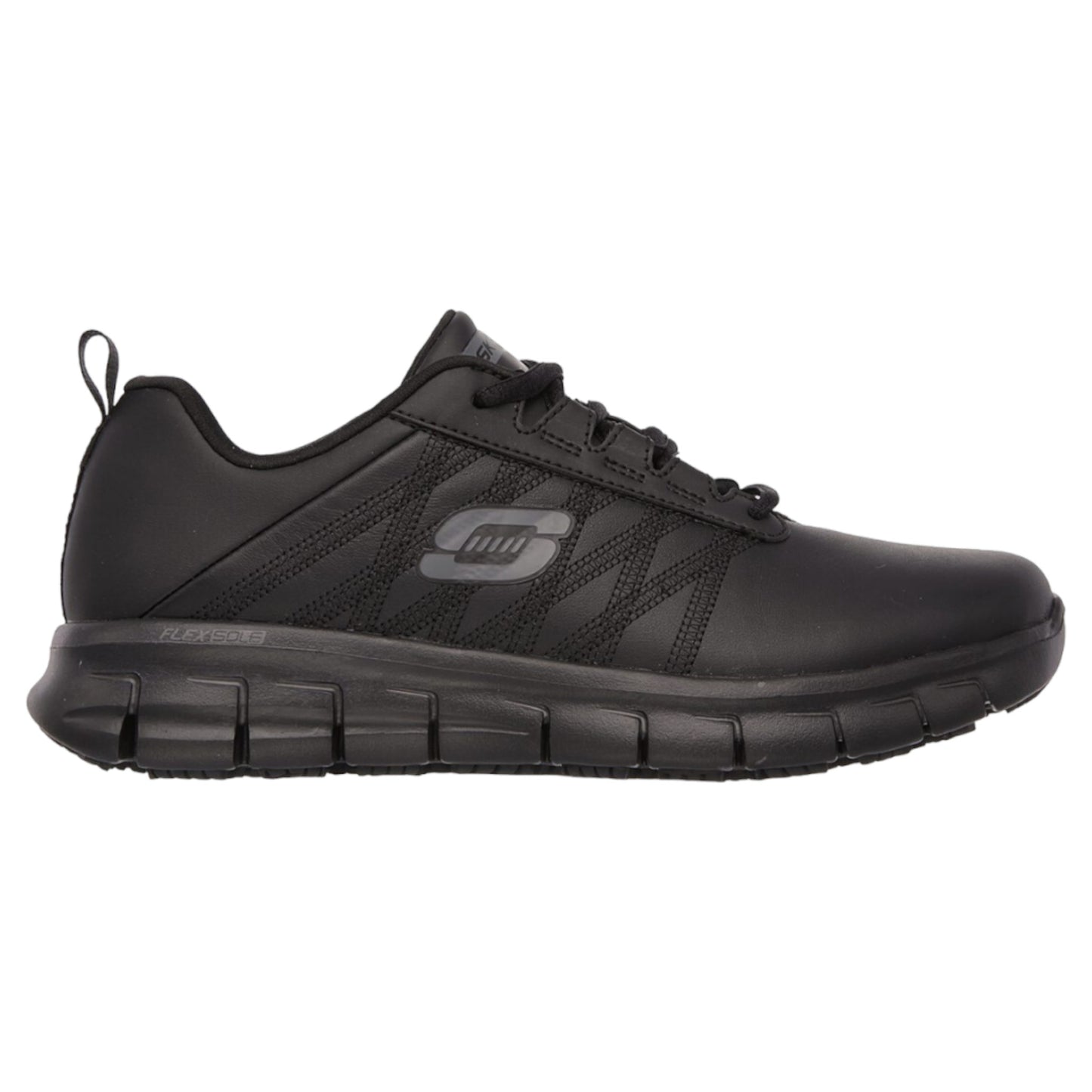 .Skechers Womens Work Relaxed Fit: Sure Track (SN76576/BLK) - SB - R2L16