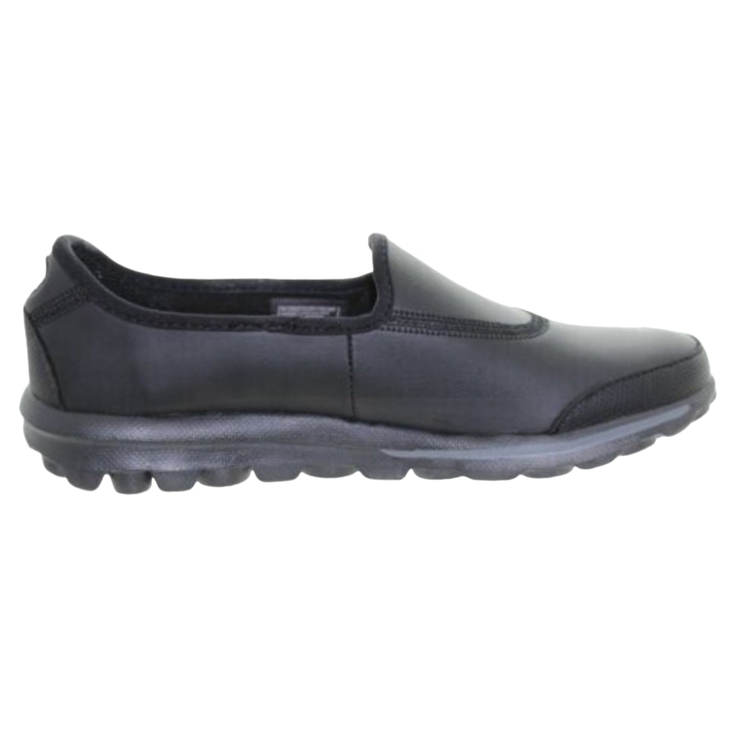 Skechers Womens GO WALK Black Leather - (13512/BBK) - LTH - R2L16