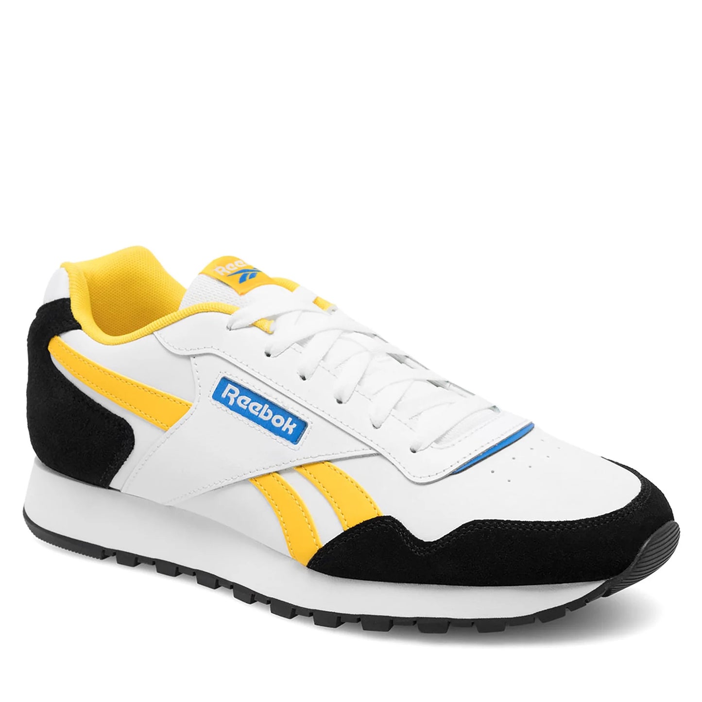 .Reebok Mens Glide - WHITE/CLASSIC YELLOW/VECTOR RED - (100074227) - ICE - R1L5