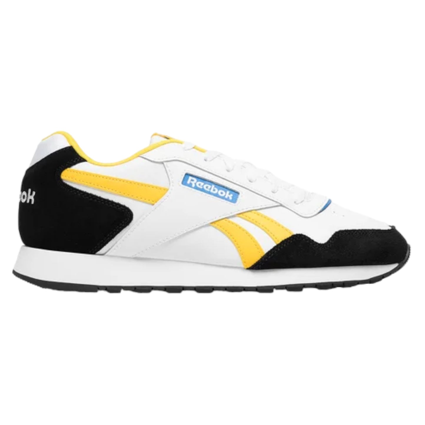 .Reebok Mens Glide - WHITE/CLASSIC YELLOW/VECTOR RED - (100074227) - ICE - R1L5