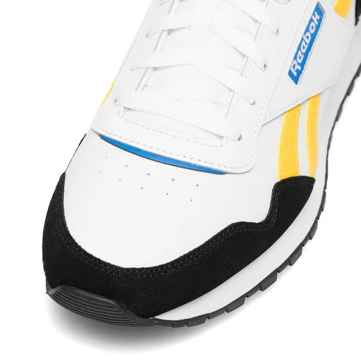 .Reebok Mens Glide - WHITE/CLASSIC YELLOW/VECTOR RED - (100074227) - ICE - R1L5