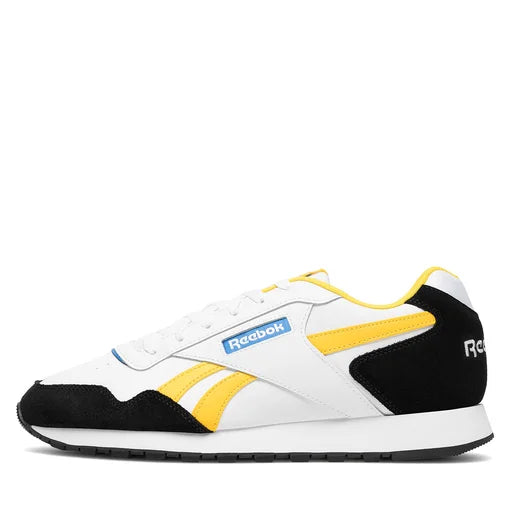 .Reebok Mens Glide - WHITE/CLASSIC YELLOW/VECTOR RED - (100074227) - ICE - R1L5