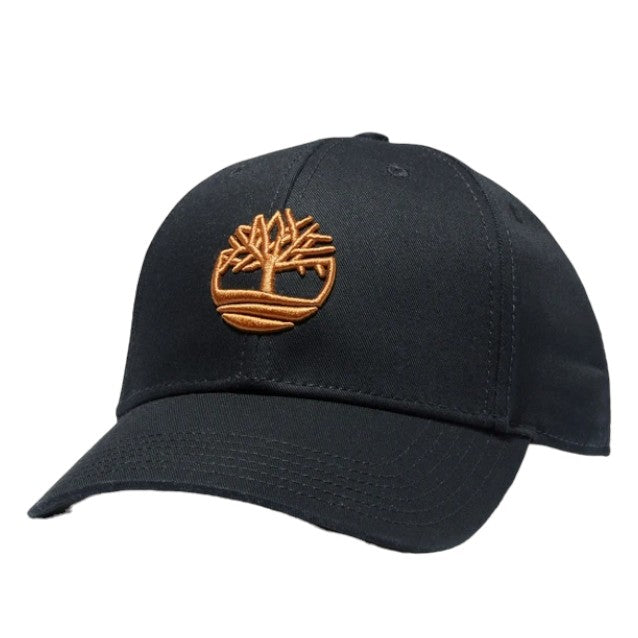 .Timberland Baseball Cap With Embroidery N88 - Black/Wheat Logo - (A1X2D.N88) - F