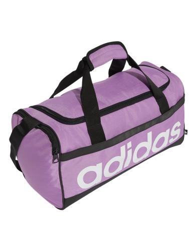 .Adidas Liner Duffel Bag Medium - PURPLE/WHITE - (IZ1898) - C17