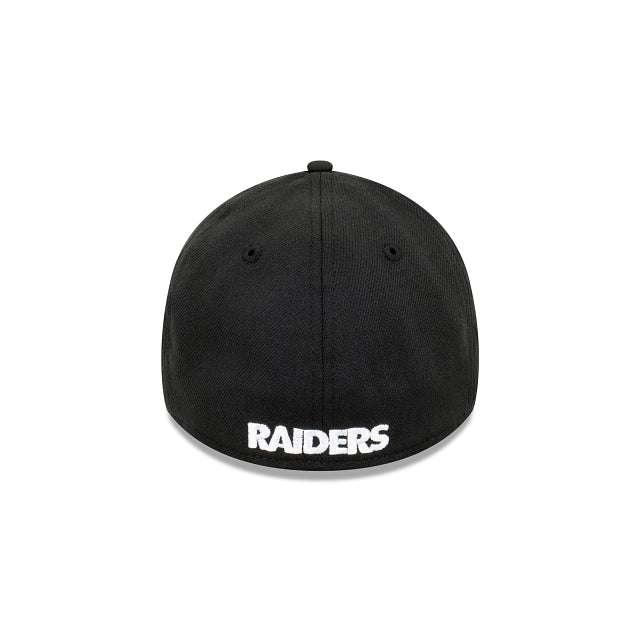 .New Era 3930 LAS VEGAS RAIDERS STRETCH FIT - BLACK/WHITE - (12745707) - F