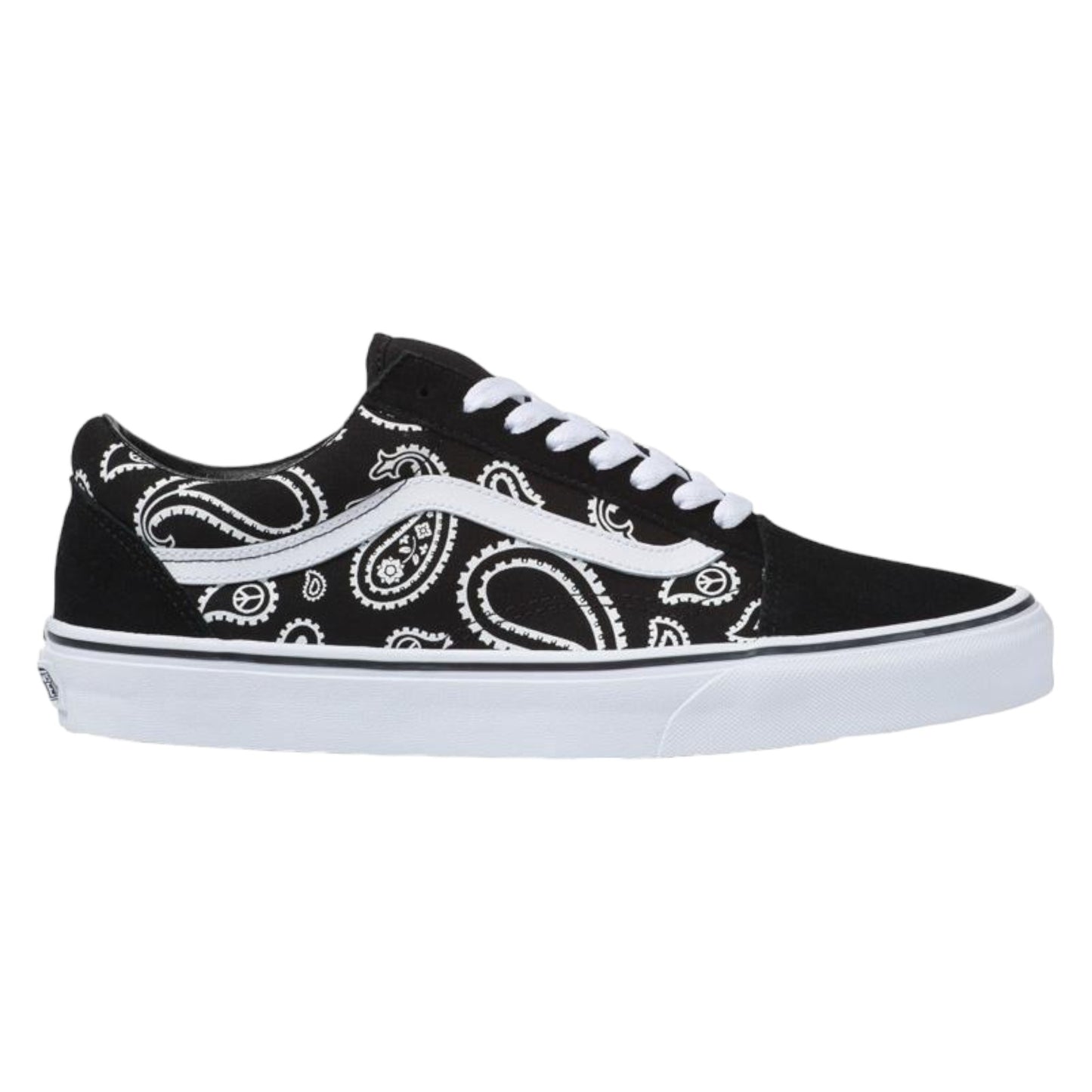 Vans OLD SKOOL (PEACE PAISLEY) BLACK/TRUE WHITE (VNA5KRFB0E.BKW) - PP - R1L6