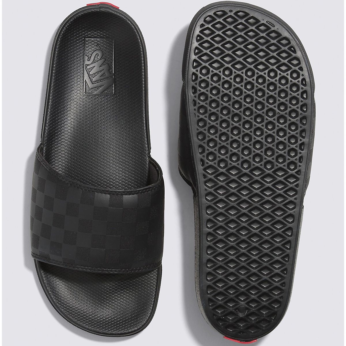 - Vans Mens La Costa Slides CheckBoard Black - (VNA5HF5276.BLK) - COS - R2L16