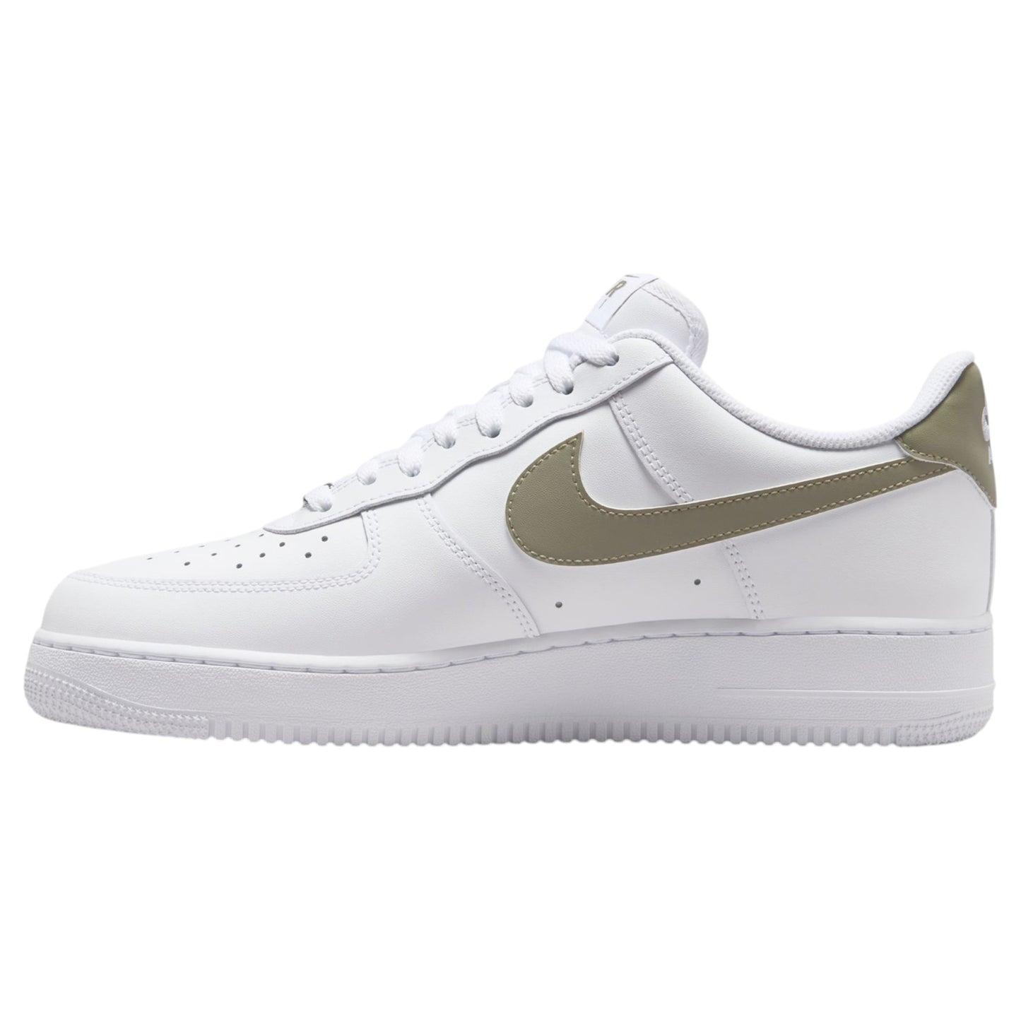.Nike Mens Air Force 1 '07 - WHITE/OLIVE - (FJ4146-110) - S77 - L/P