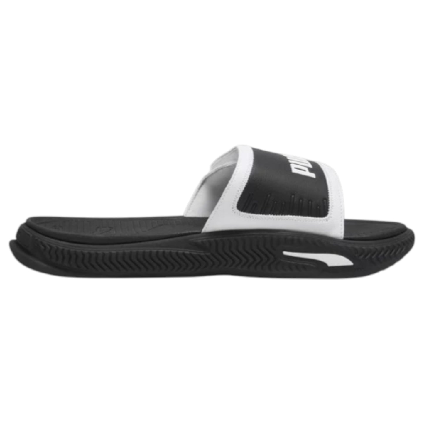 .Puma Softride Slide 24 Velcro - BLACK/WHITE - (395431-02) - S73 - R2L14