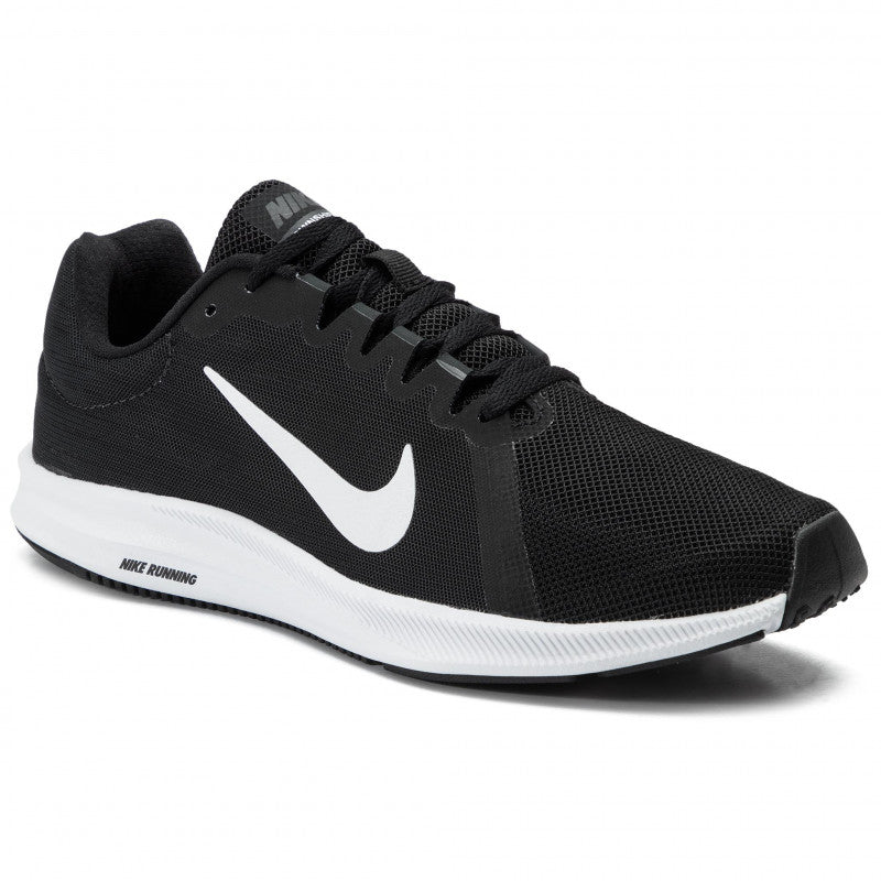 - Nike Downshifter 8 Black / White - (908984 001) - F60 - R1L4