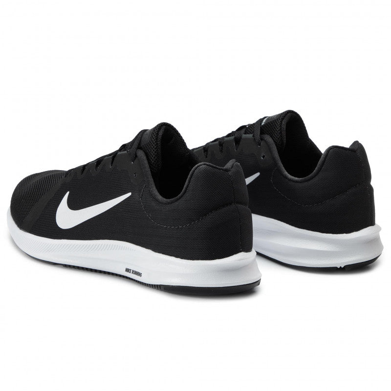 - Nike Downshifter 8 Black / White - (908984 001) - F60 - R1L4