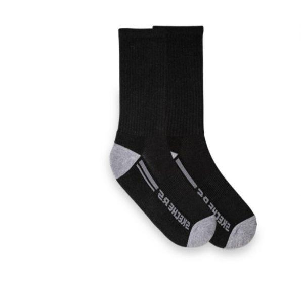 Skechers Mens 3pk 1/2 Terry Crew Socks - (S108623-001) - F