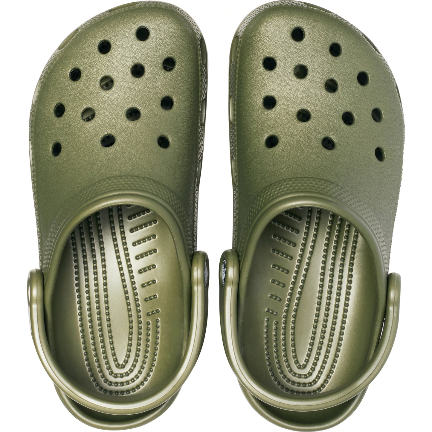 .Crocs Unisex Original Classic Clogs Army Green (Beach)- (10001 309) - F