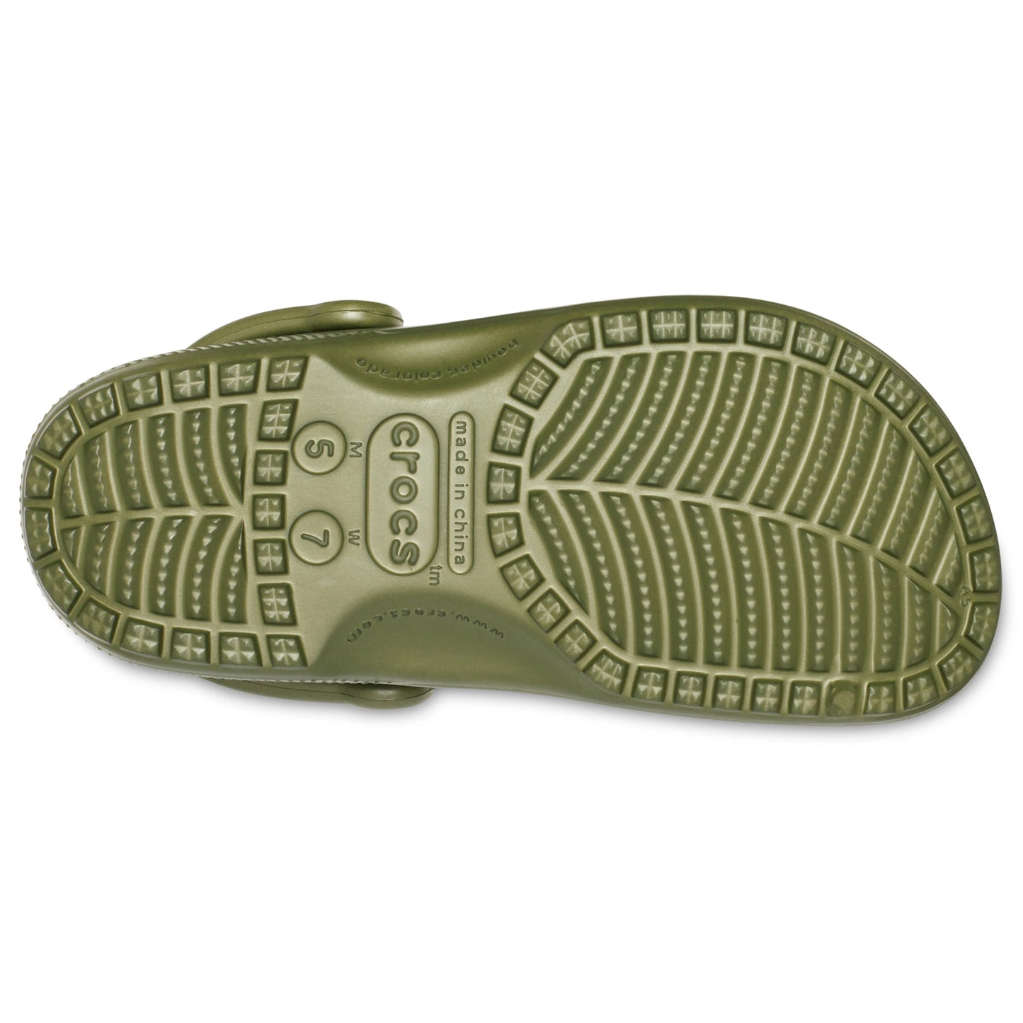 .Crocs Unisex Original Classic Clogs Army Green (Beach)- (10001 309) - F